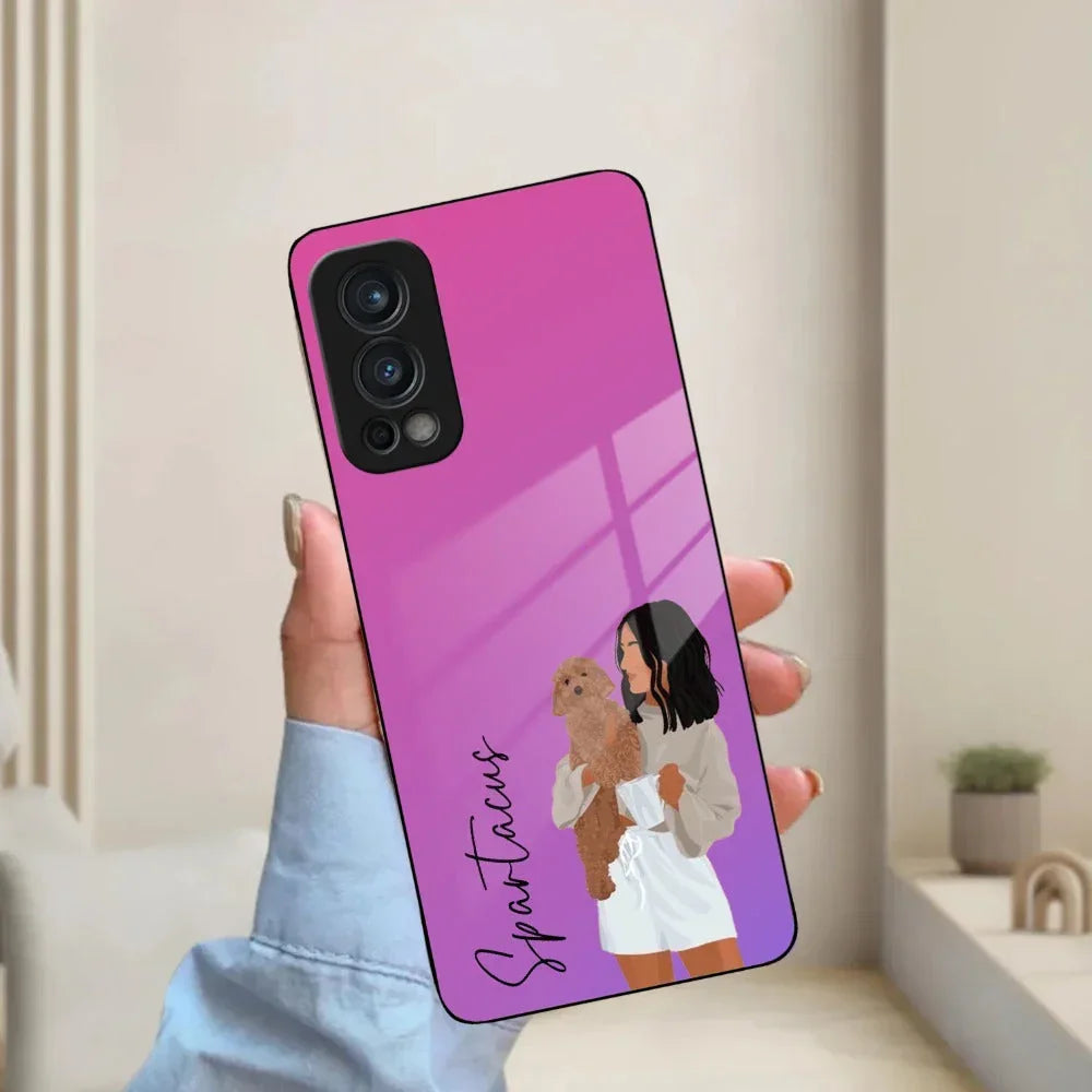 Customize Pet Name Glass Case For OnePlus - ShopOnCliQ