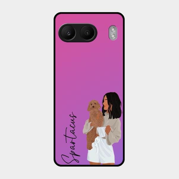 Customize Pet Name Glass Case For Oneplus Nord 4 5G