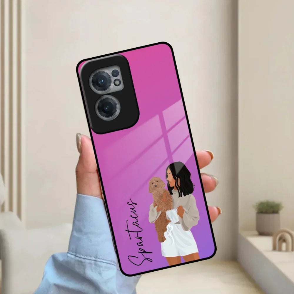 Customize Pet Name Glass Case For OnePlus - ShopOnCliQ