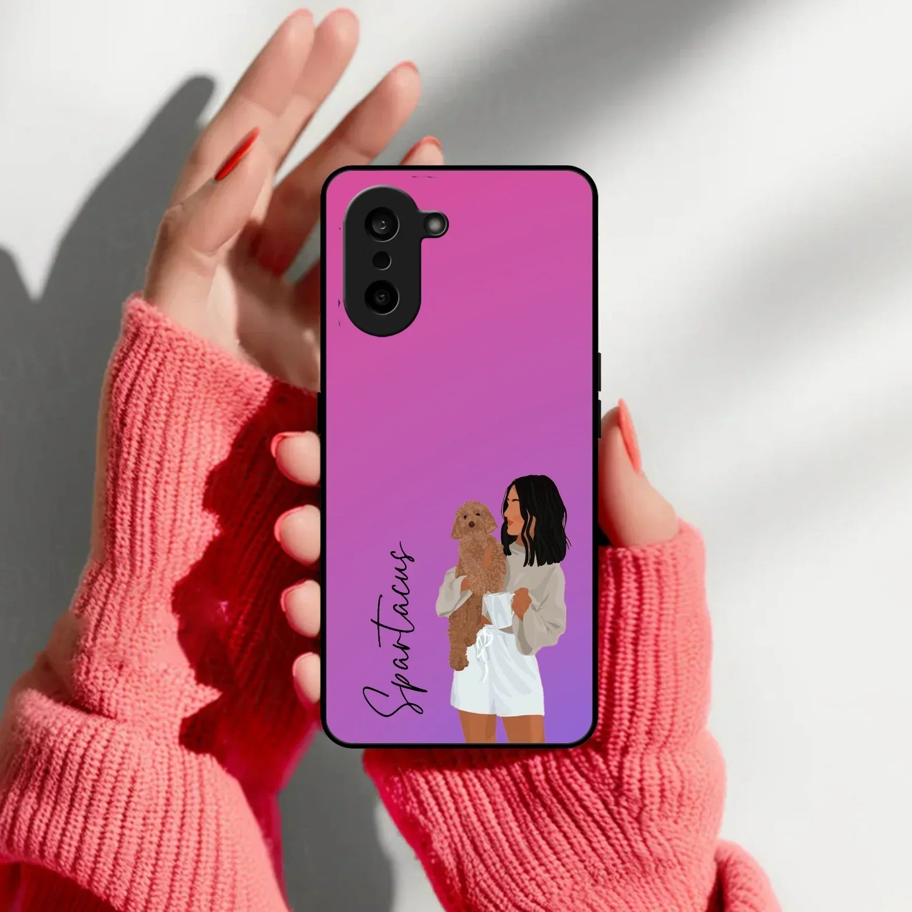Customize Pet Name Glass Case For OnePlus - ShopOnCliQ