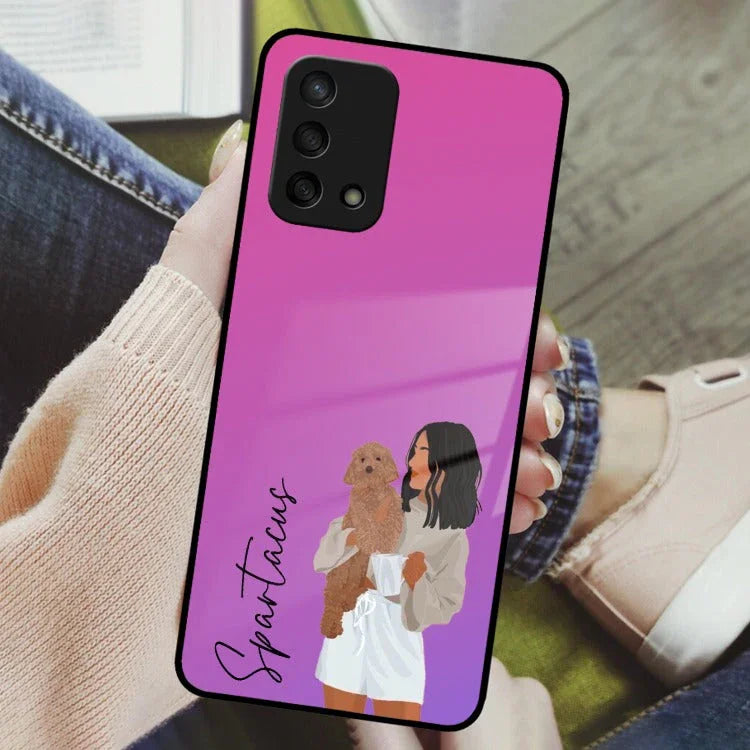 Customize Pet Name Glass Case For Oppo - ShopOnCliQ