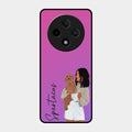 Customize Pet Name Glass Case For Oppo F27 Pro Plus 5G