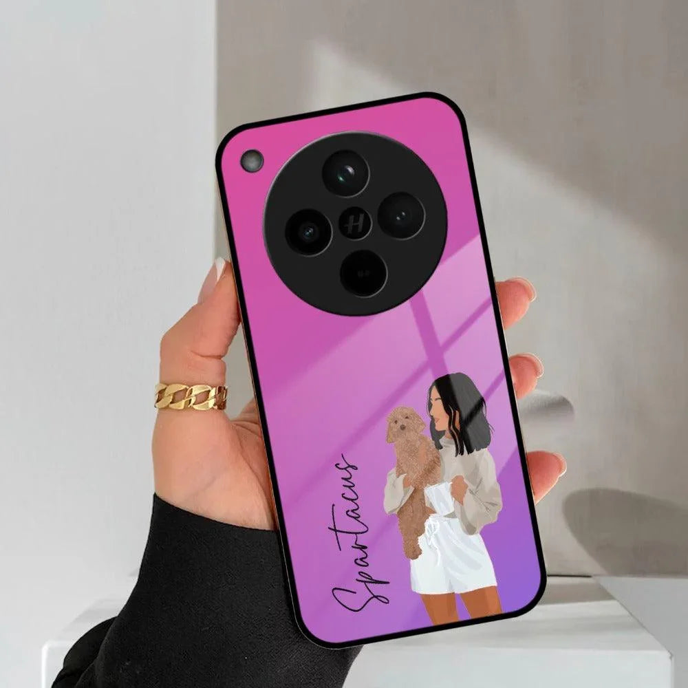 Customize Pet Name Glass Case For Oppo - ShopOnCliQ