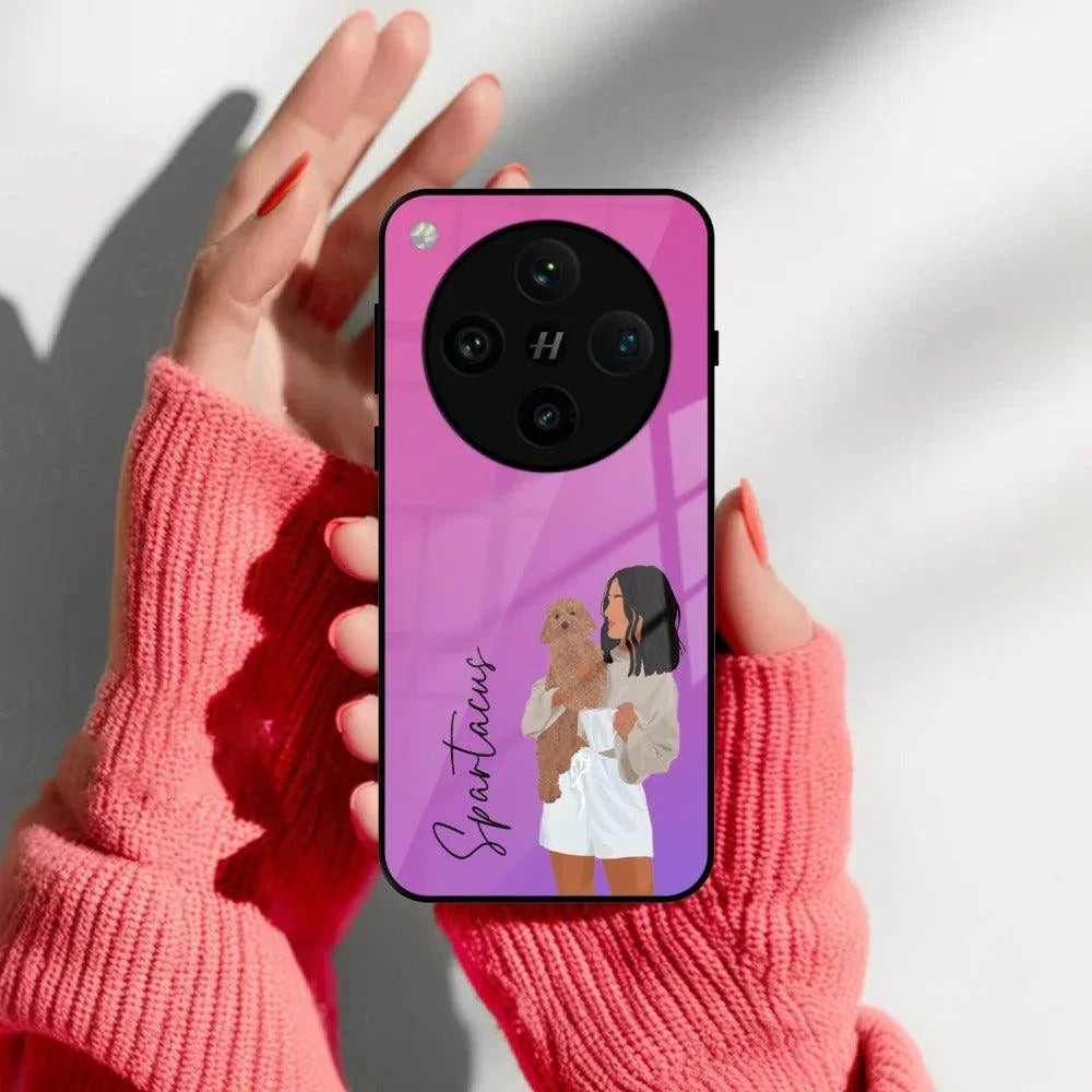 Customize Pet Name Glass Case For Oppo - ShopOnCliQ