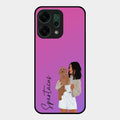 Customize Pet Name Glass Case For Oppo Reno 14 5G