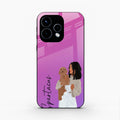 Customize Pet Name Glass Case For Oppo Reno 15 5G