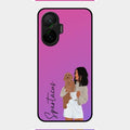 Customize Pet Name Glass Case For Poco F7 5G