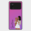 Customize Pet Name Glass Case For Poco X4 Pro 5G