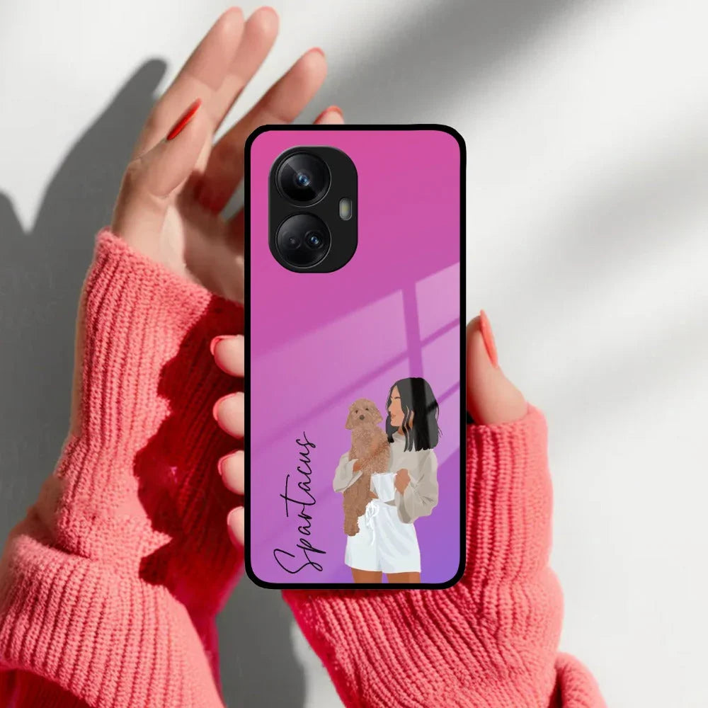 Customize Pet Name Glass Case For Realme/Narzo - ShopOnCliQ