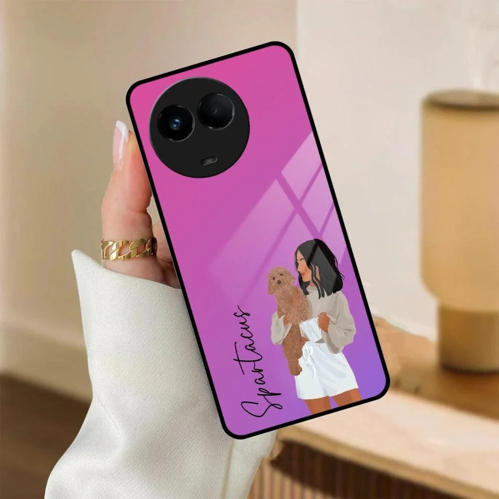 Customize Pet Name Glass Case For Realme/Narzo - ShopOnCliQ