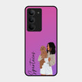 Customize Pet Name Glass Case For Realme 14X 5G