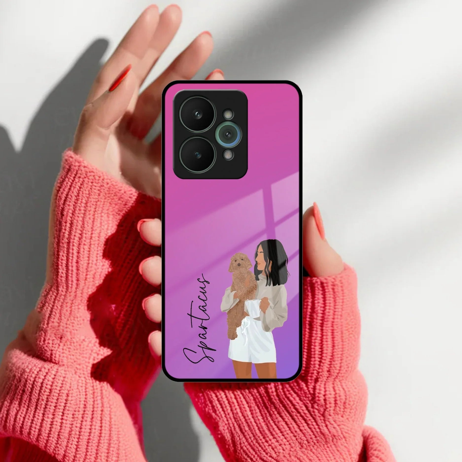 Customize Pet Name Glass Case For Realme/Narzo - ShopOnCliQ