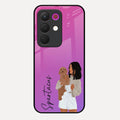 Customize Pet Name Glass Case For Realme 15X 5G