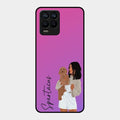 Customize Pet Name Glass Case For Realme 8 Pro
