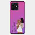 Customize Pet Name Glass Case For Realme C53