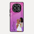 Customize Pet Name Glass Case For Redmi Note 15 5G