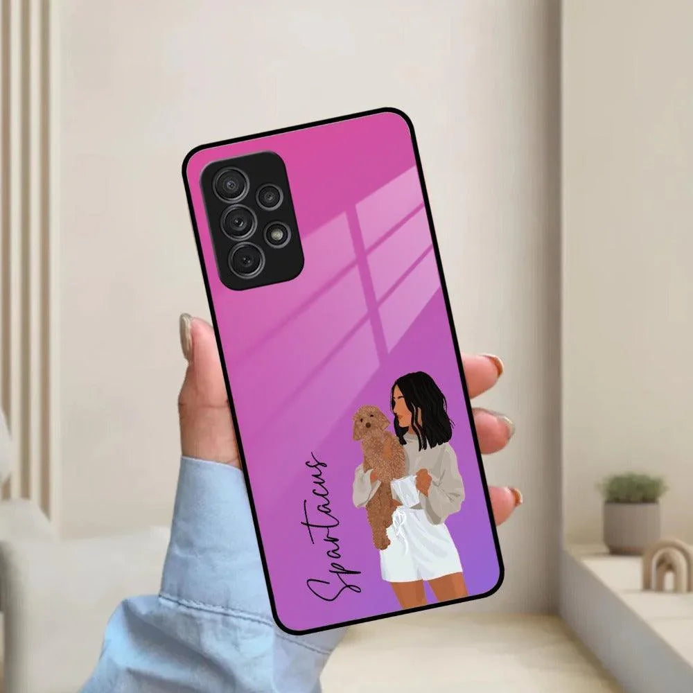 Customize Pet Name Glass Case For Samsung - ShopOnCliQ