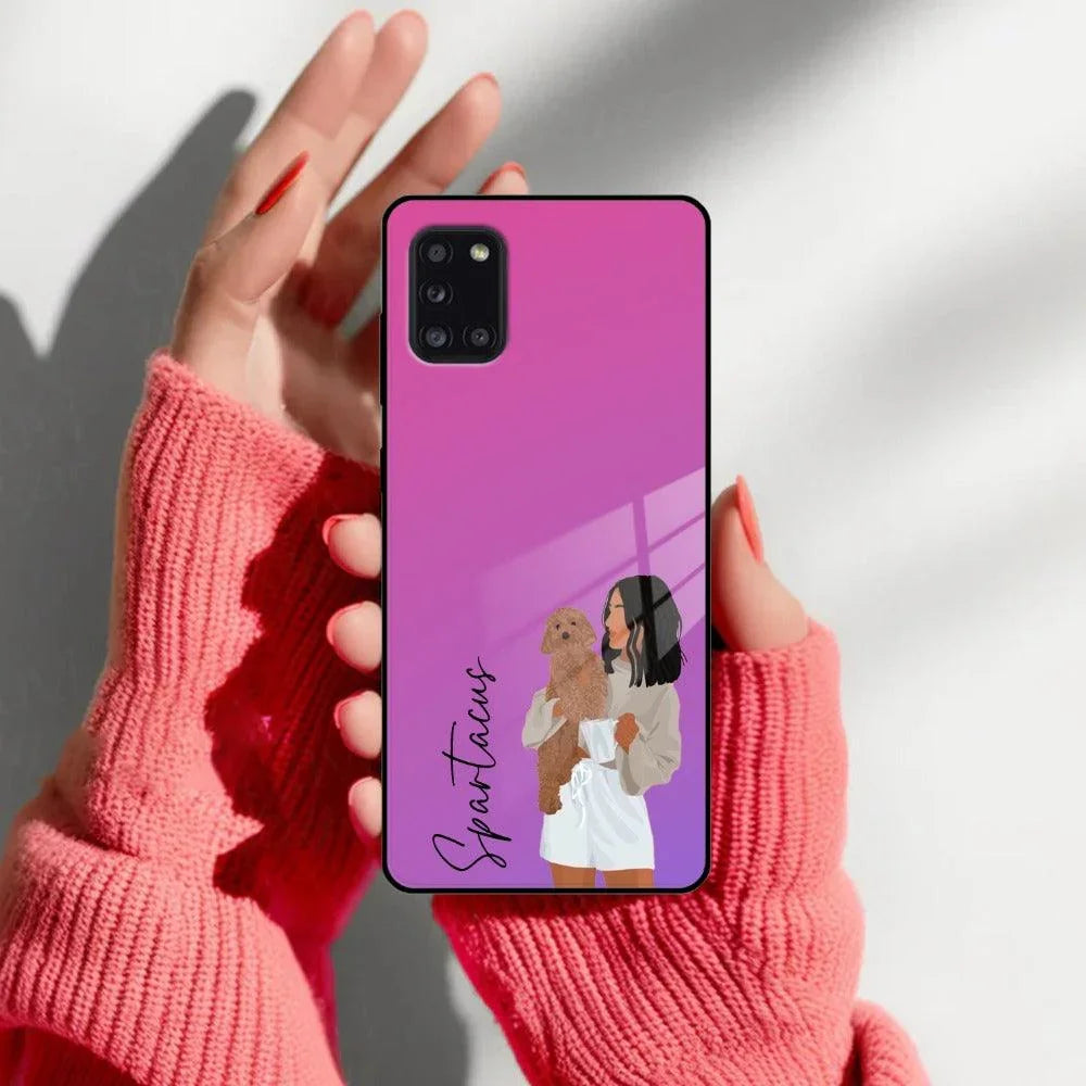 Customize Pet Name Glass Case For Samsung - ShopOnCliQ