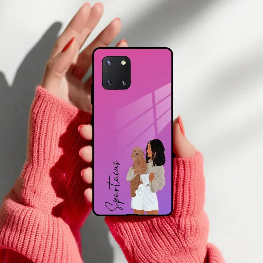 Customize Pet Name Glass Case For Samsung - ShopOnCliQ