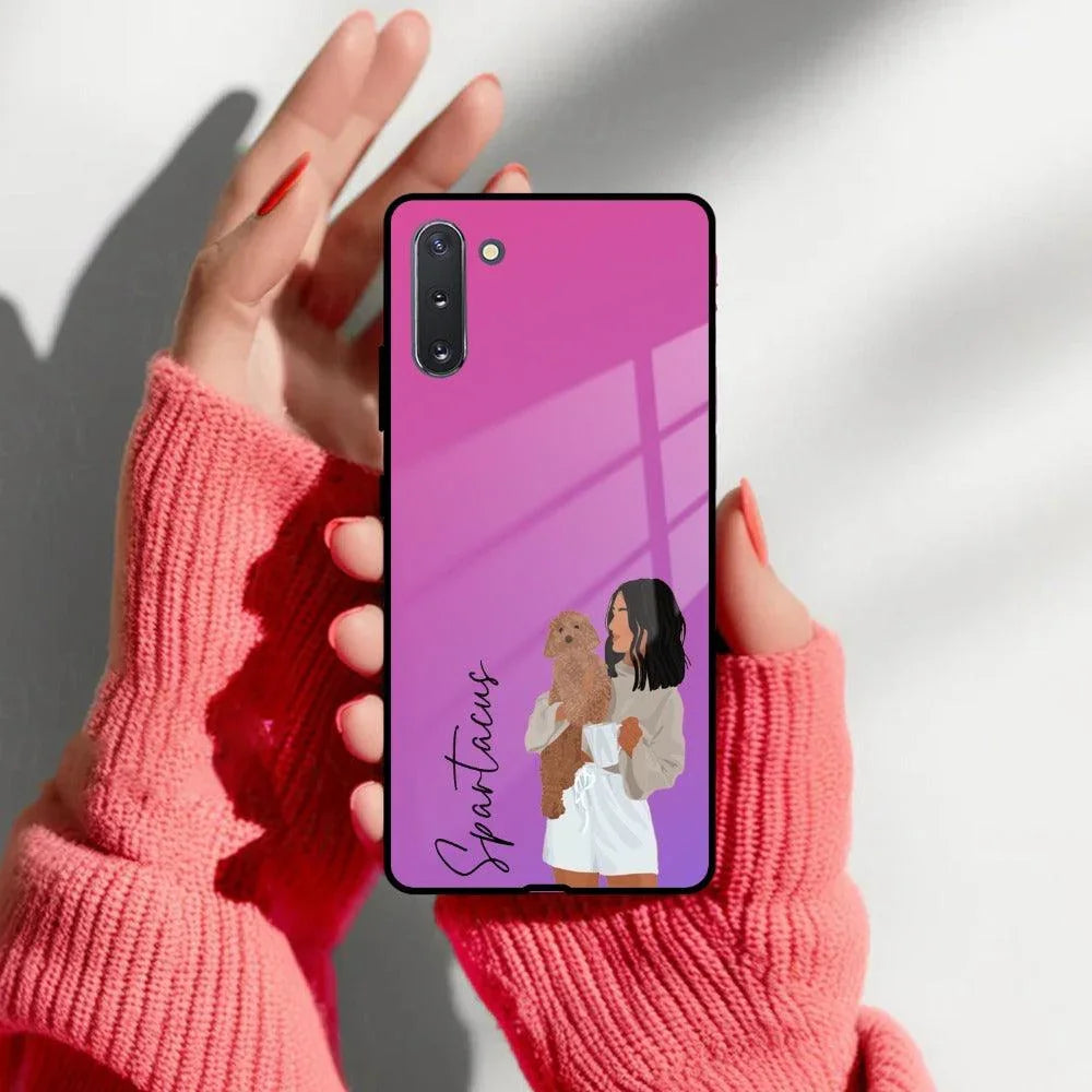 Customize Pet Name Glass Case For Samsung - ShopOnCliQ