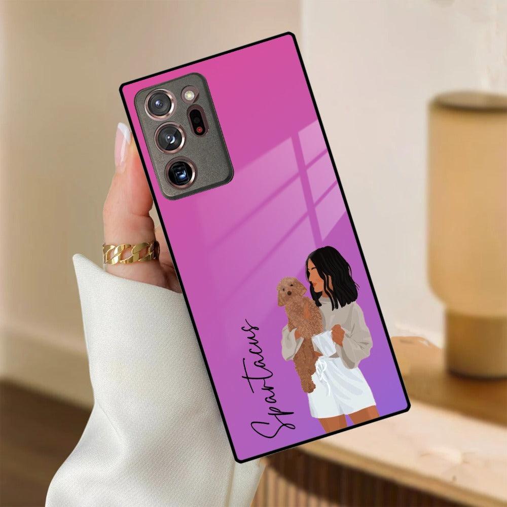 Customize Pet Name Glass Case For Samsung - ShopOnCliQ