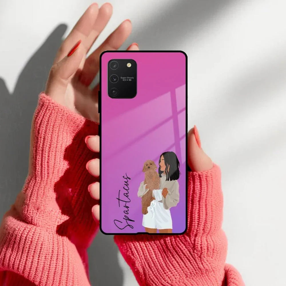 Customize Pet Name Glass Case For Samsung - ShopOnCliQ
