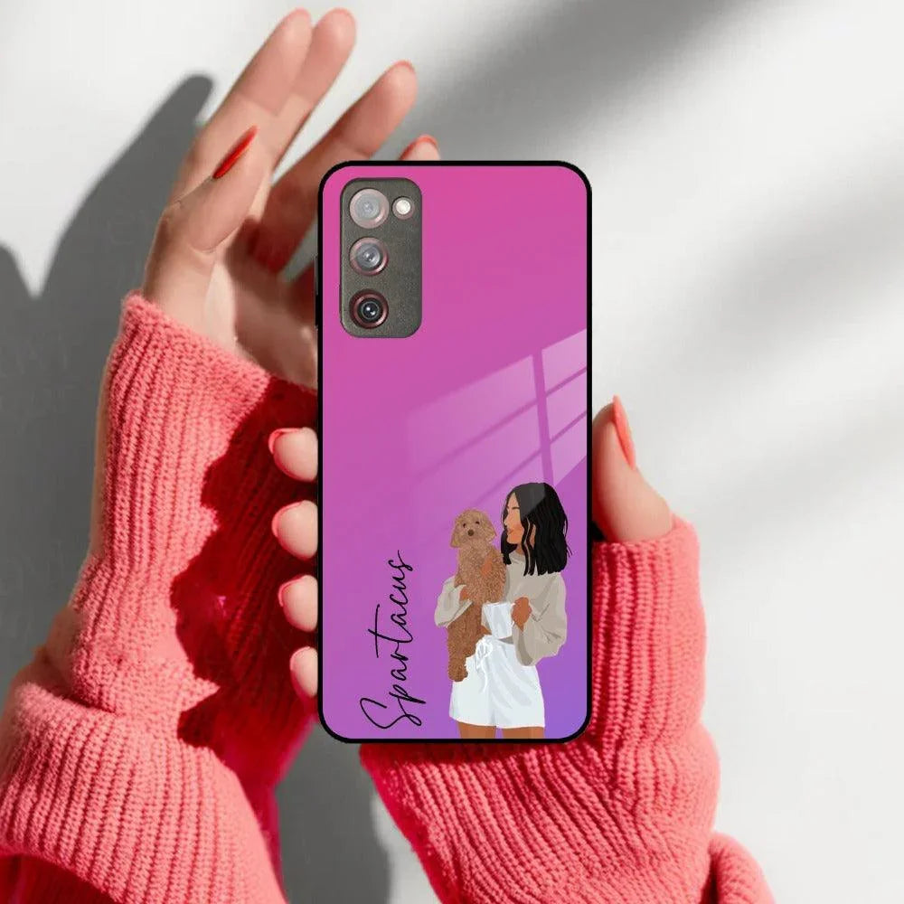 Customize Pet Name Glass Case For Samsung - ShopOnCliQ