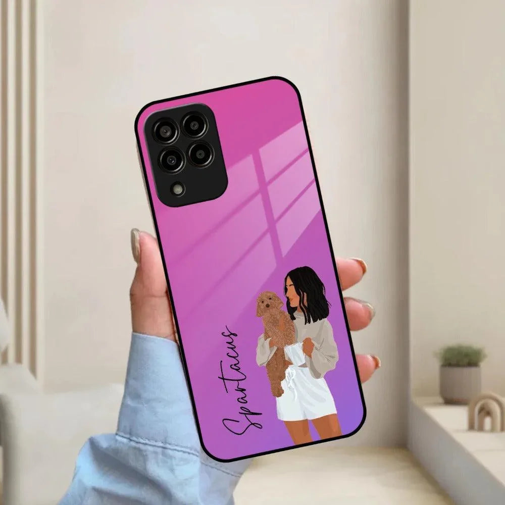 Customize Pet Name Glass Case For Samsung - ShopOnCliQ