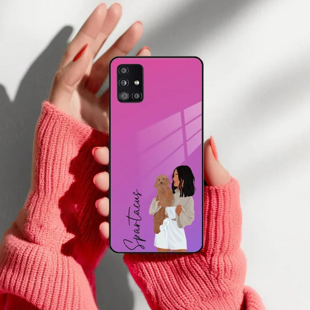 Customize Pet Name Glass Case For Samsung - ShopOnCliQ