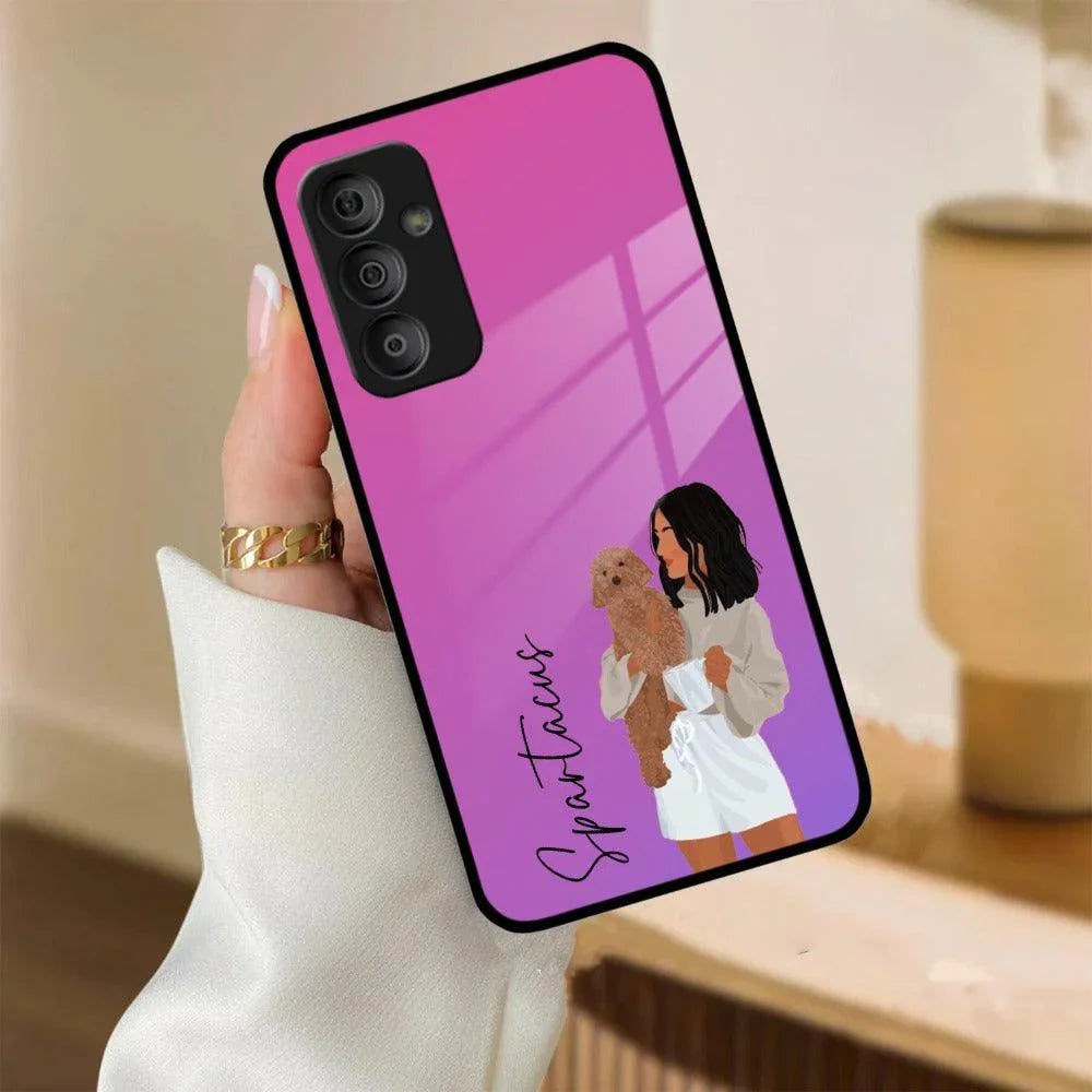 Customize Pet Name Glass Case For Samsung - ShopOnCliQ