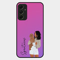 Customize Pet Name Glass Case For Samsung Galaxy A34 5G