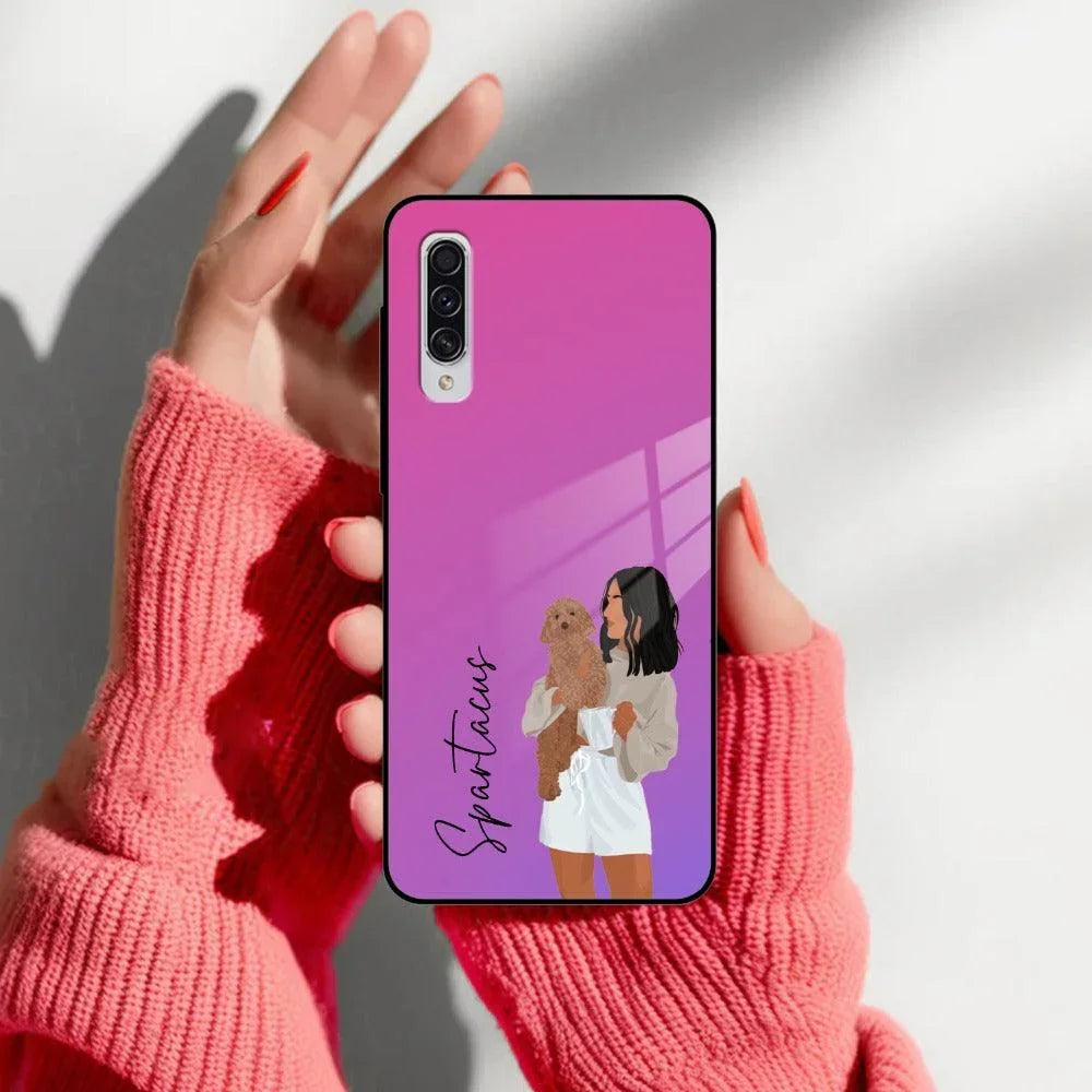 Customize Pet Name Glass Case For Samsung - ShopOnCliQ