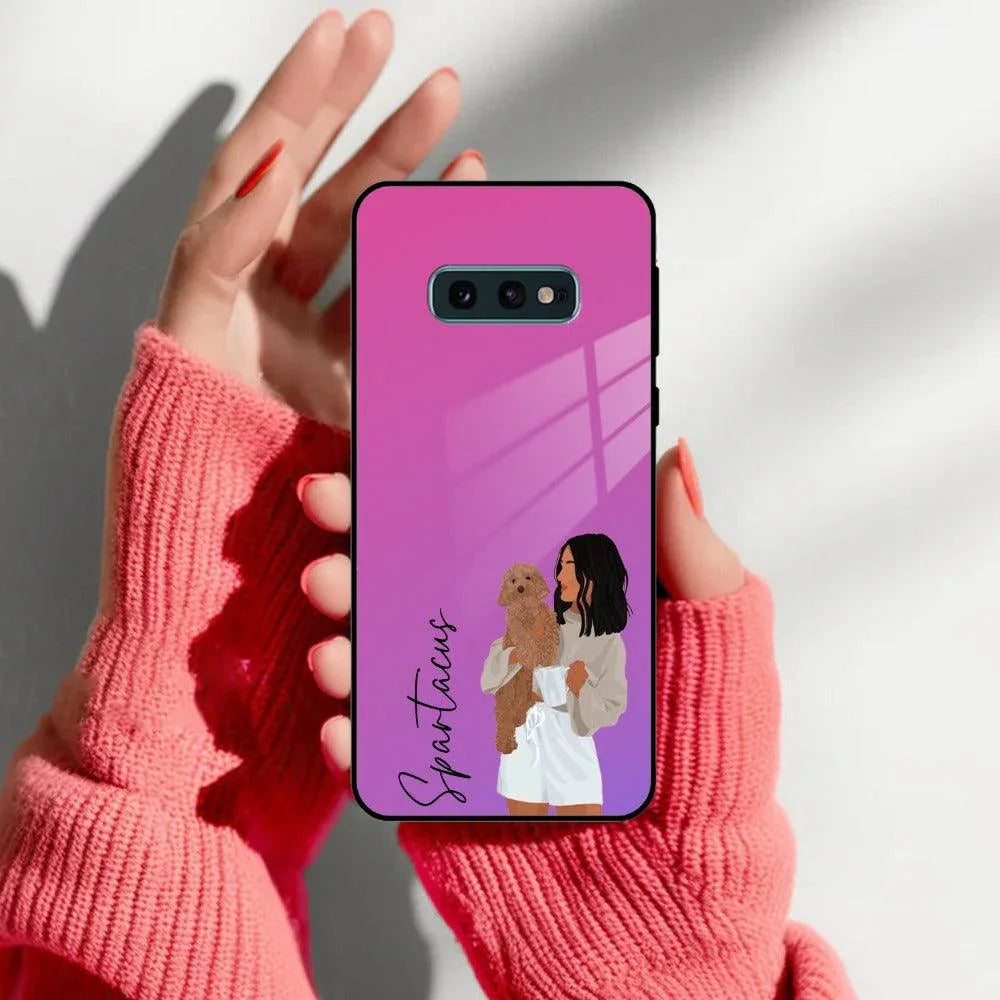 Customize Pet Name Glass Case For Samsung - ShopOnCliQ