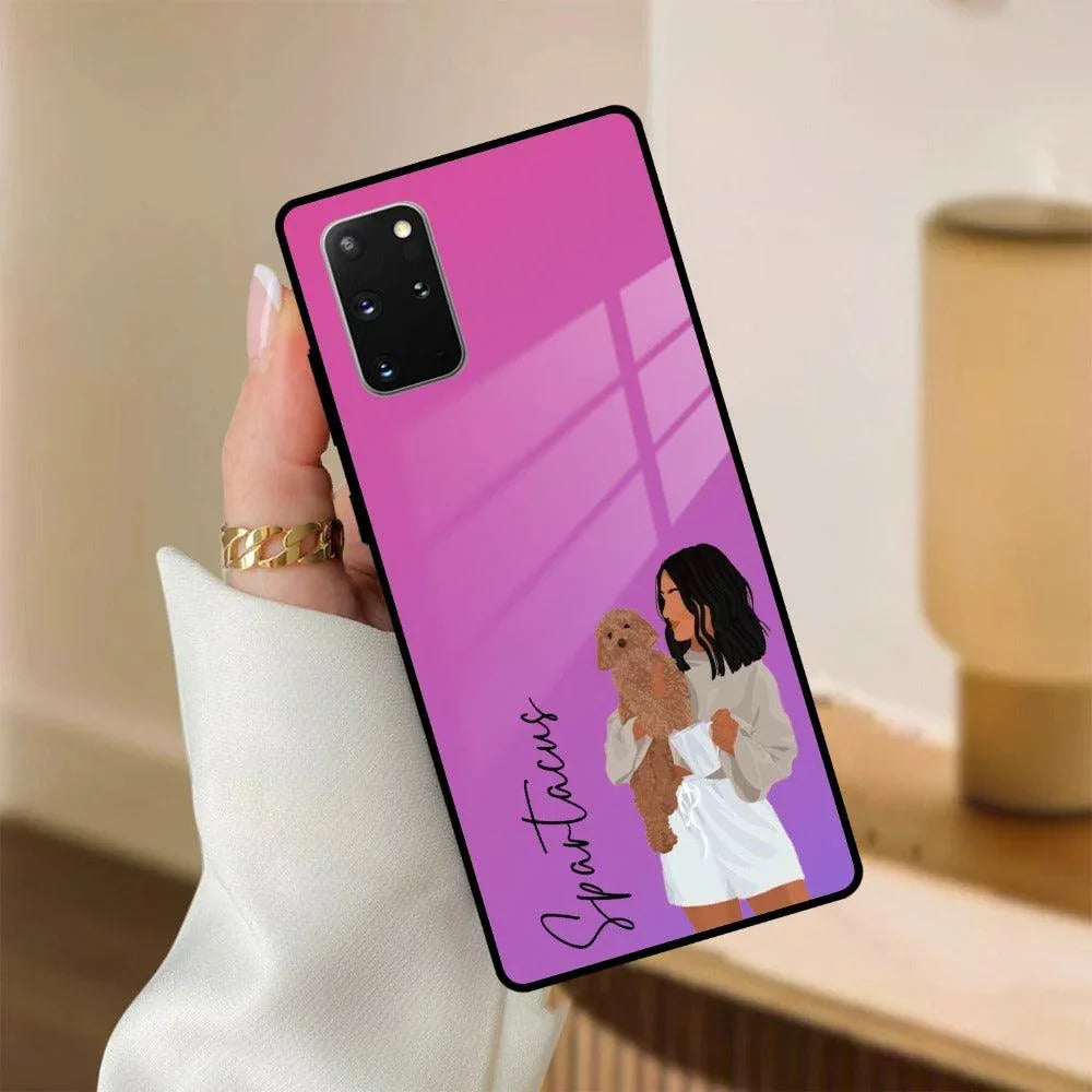 Customize Pet Name Glass Case For Samsung - ShopOnCliQ