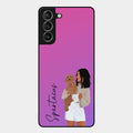 Customize Pet Name Glass Case For Samsung Galaxy S21 Plus