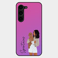 Customize Pet Name Glass Case For Samsung Galaxy S23 Plus 5G