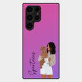 Customize Pet Name Glass Case For Samsung Galaxy S24 Ultra 5G