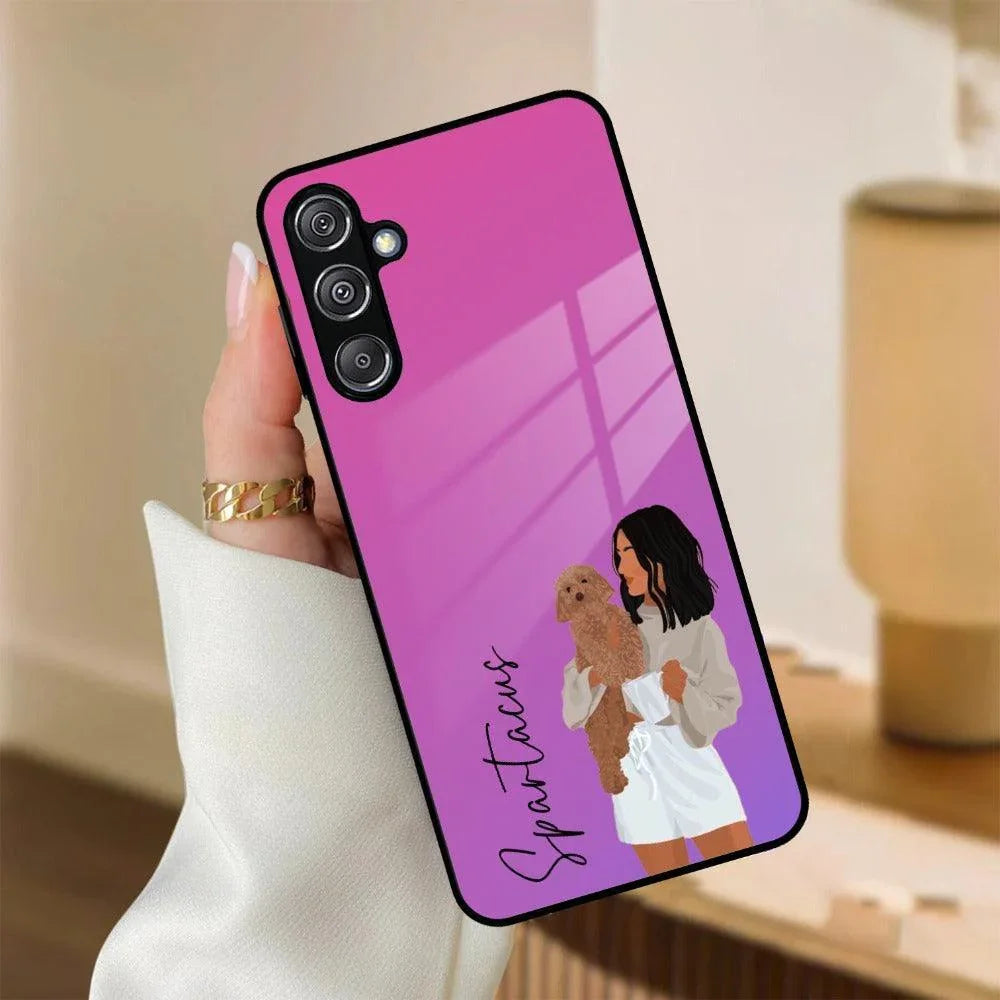 Customize Pet Name Glass Case For Samsung - ShopOnCliQ