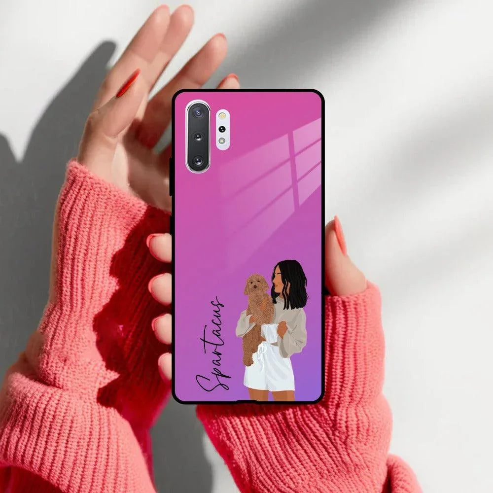 Customize Pet Name Glass Case For Samsung - ShopOnCliQ