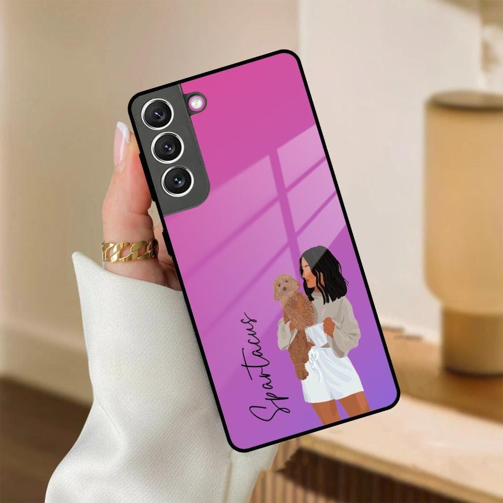 Customize Pet Name Glass Case For Samsung - ShopOnCliQ