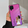 Customize Pet Name Glass Case For Samsung Galaxy A42 5G