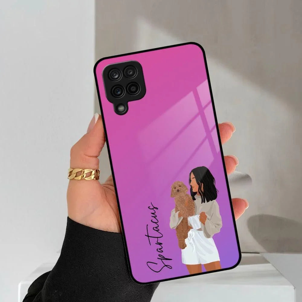 Customize Pet Name Glass Case For Samsung - ShopOnCliQ