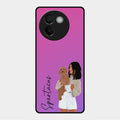 Customize Pet Name Glass Case For Vivo V30E 5G