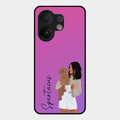 Customize Pet Name Glass Case For Vivo V60 5G