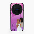 Customize Pet Name Glass Case For Vivo X300 Pro 5G