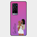 Customize Pet Name Glass Case For Vivo X60 Pro Plus 5G