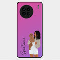 Customize Pet Name Glass Case For Vivo X90 5G
