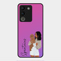 Customize Pet Name Glass Case For Vivo Y200 5G