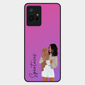 Customize Pet Name Glass Case For Vivo Y75 5G