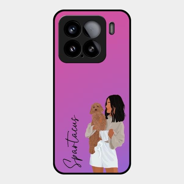 Customize Pet Name Glass Case For Xiaomi 15 5G